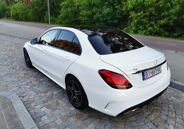 Mercedes-Benz Klasa C cena 108300 przebieg: 55000, rok produkcji 2019 z Lubraniec małe 596
